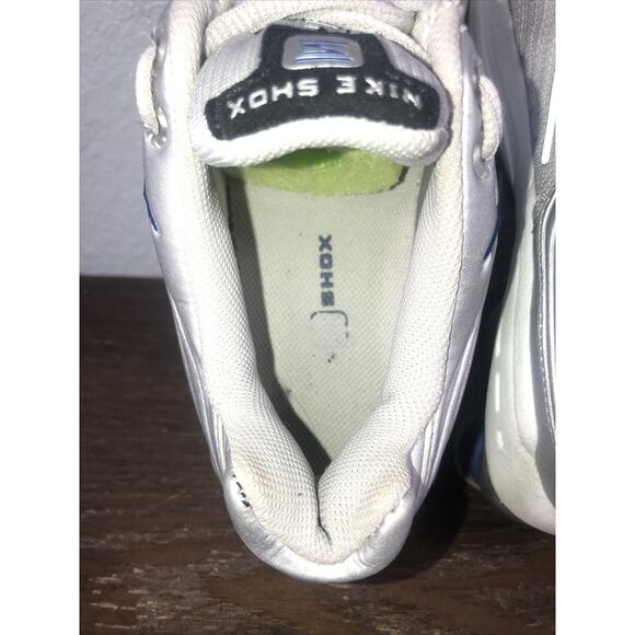 Rare 2002 Nike Shox Zest DS Mens Running Shoes 304112-001 Grey Blue Size 6Y - Picture 7 of 12